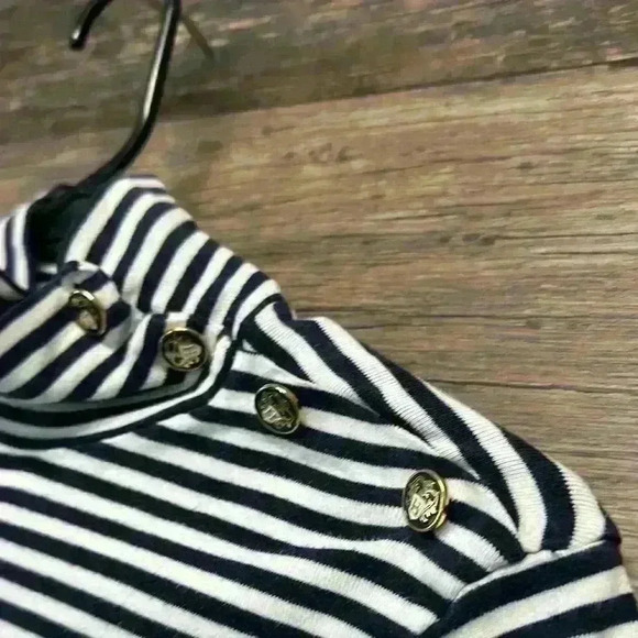 Tommy Hilfiger Striped Turtleneck Sweater - Picture 2 of 4